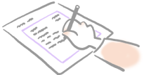 書類のイラスト